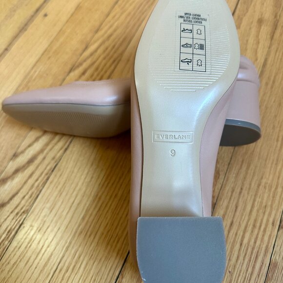 Everlane Pump Heel in Blush Tan, Size 9, Leather - Picture 6 of 6